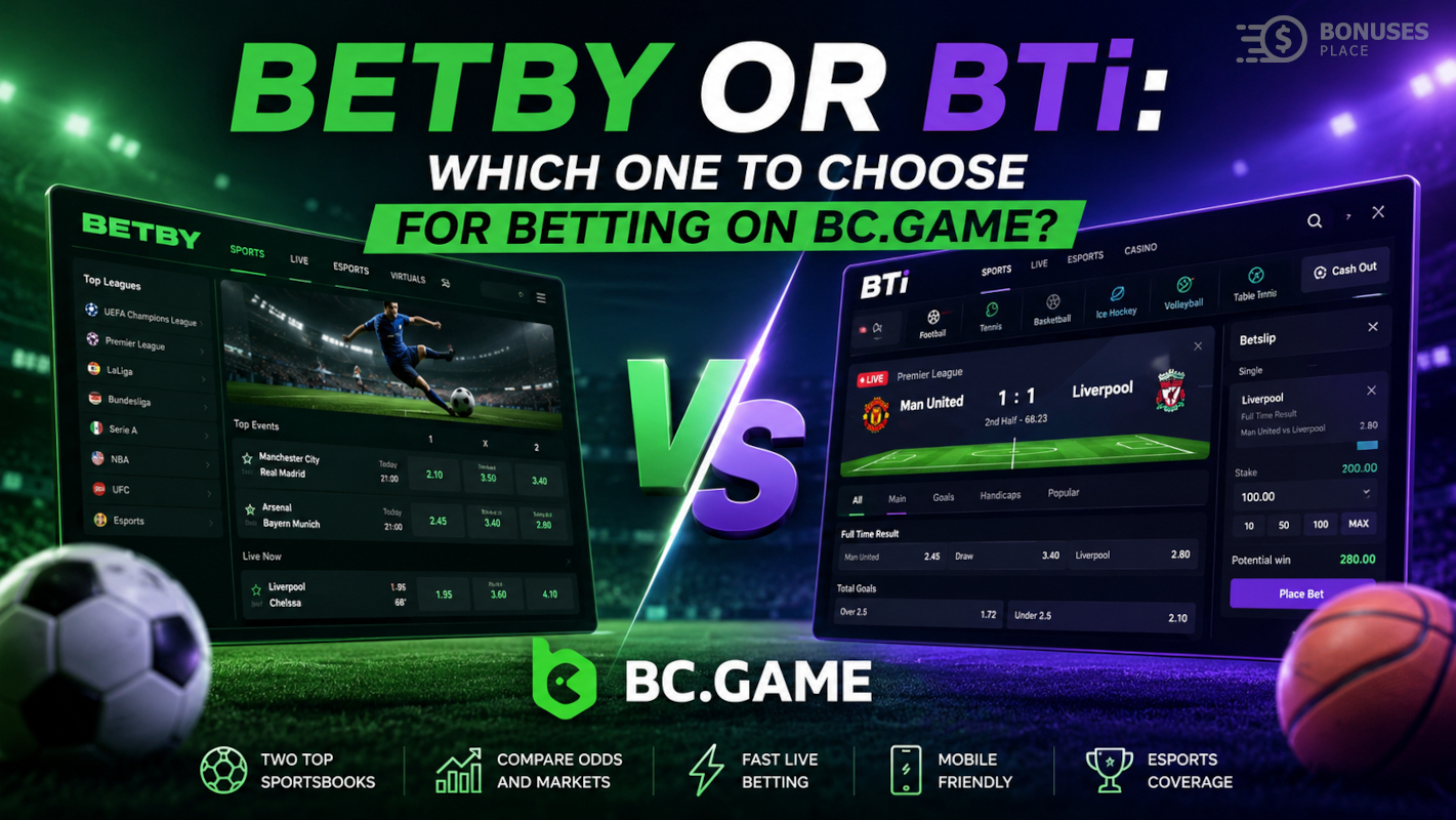 BC.Game Betby vs BTi sportsbook comparison for players choosing between live betting, esports and market depth