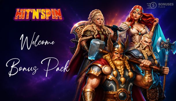 HitNSpin Welcome Bonus Pack with Thor, Lagertha, Freya and Ragnar welcome bonus options for casino and sports players